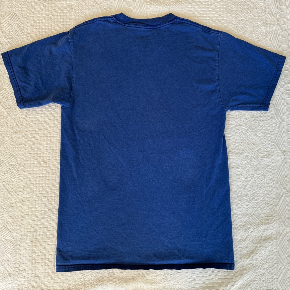 Disney Parks "I Conquered It's a Small World" T-Shirt Adult Small S Blue Graphic - Picture 2 of 3